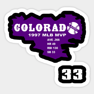 Larry Walker Sticker